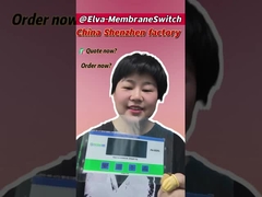 Bàn phím màng phẳng -30C- 80C Phạm vi nhiệt độ với kháng cách nhiệt 100MΩ