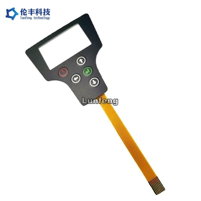 Good price Công tắc màng FPC tùy chỉnh 0,15mm PET F150 với đầu dây kéo 1,0mm trực tuyến