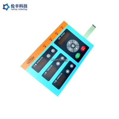 Good price Đèn LED Pitch 2,54mm Bàn phím chuyển đổi màng Cửa sổ màu đen trong suốt trực tuyến