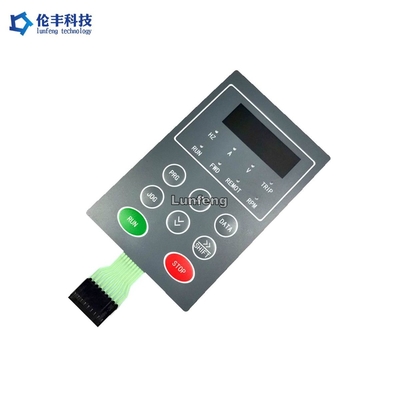 Good price Bàn phím chuyển đổi màng cảm ứng LED, Công tắc xúc giác cửa sổ màn hình LCD màu đen bằng kim loại trực tuyến