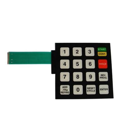 Giá tốt. IP65 Mức độ bảo vệ LED Membrane Keypad với pitch 2.54mm và màu LED trắng trực tuyến
