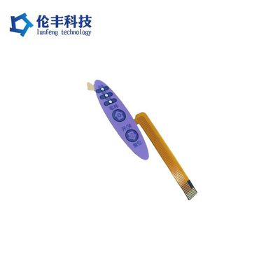 Giá tốt. Bề mặt phẳng PET Membrane Switch Màu đỏ và Kháng cách nhiệt Ít nhất 100 Megaohms Giải pháp cho bảng điều khiển trực tuyến