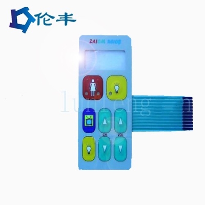 Giá tốt. Công tắc màng phẳng Polyester PET và các nút bảng điều khiển Bề mặt bóng trực tuyến