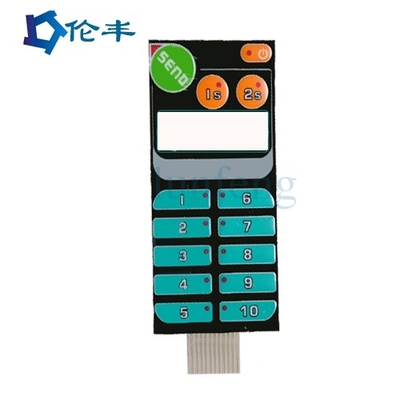 Giá tốt. Tấm chuyển mạch màng in màn hình Tấm chuyển mạch màu Pantone Công tắc xúc giác mái vòm kim loại trực tuyến