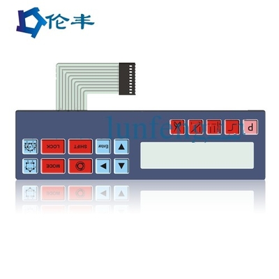 Giá tốt. Công tắc màng linh hoạt chống thấm PET V200 Bề mặt bóng công nghiệp trực tuyến
