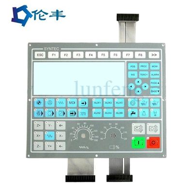 Giá tốt. Tùy chỉnh Matte bề mặt PET LED Membrane Touch Switch với màu trắng Đỏ xanh lá cây Đen LED trực tuyến