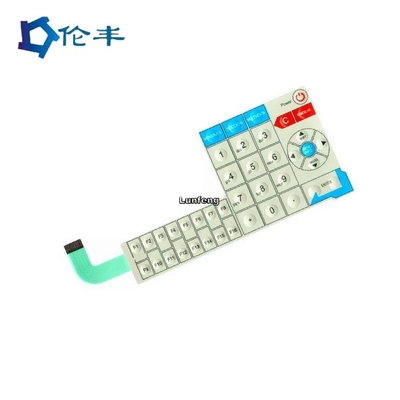 Good price Thiết bị y tế Bảng điều khiển tùy chỉnh Lớp phủ Emboss 3M 467 Nút mái vòm xúc giác trực tuyến