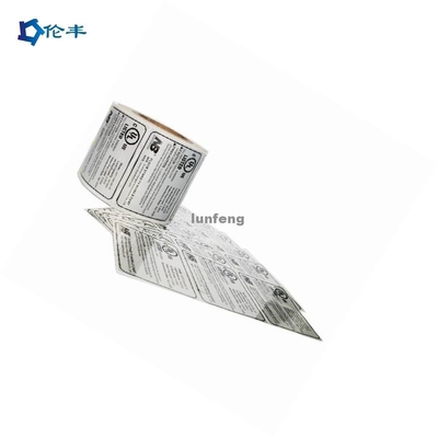 Good price Giấy nghệ thuật Giấy bạc Nhãn dán nhãn In dán phía sau BOPP trực tuyến
