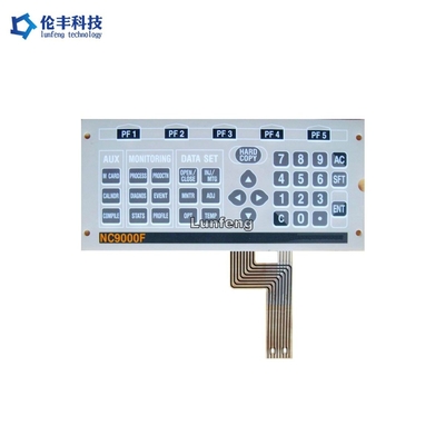 Bàn phím công tắc màng Poly Sản xuất tùy chỉnh Keo dán phía sau 3M9448
