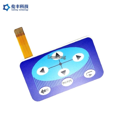 chất lượng Thiết kế tùy chỉnh công tắc màng phẳng với mạch và đầu nối linh hoạt nhà máy