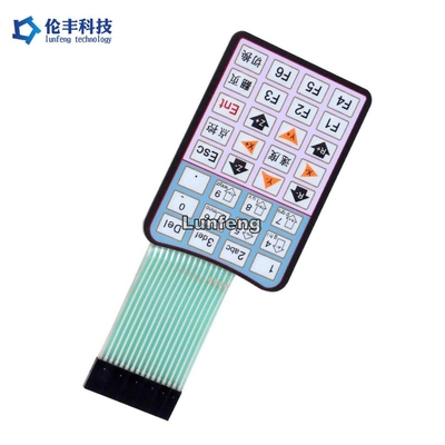 Good price Công tắc màng phẳng PET, Bảng bàn phím màng điện tử ma trận trực tuyến