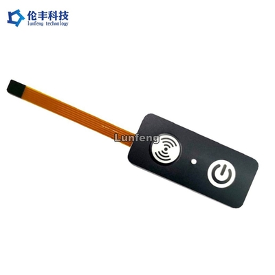 Good price Công tắc màng linh hoạt PET hai nút, Công tắc vòm kim loại xúc giác RAL trực tuyến
