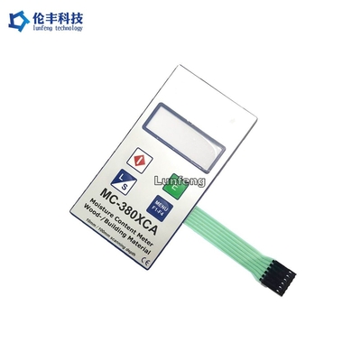 Good price Bàn phím chuyển đổi màng tùy chỉnh, Máy đo hàm lượng ẩm Công tắc màng PET trực tuyến