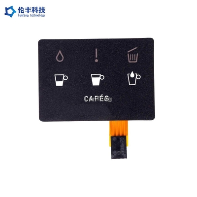 chất lượng Bàn phím chuyển đổi màng FPC mờ, Công tắc màng PET cho quán cà phê nhà máy