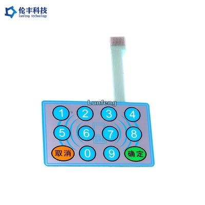 Giá tốt. Công tắc màng phẳng tùy chỉnh, In lớp phủ bảng điều khiển bàn phím cao su trực tuyến