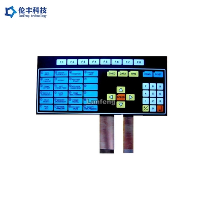 Kích thước tùy chỉnh Bàn phím màng phẳng, Bàn phím màng tùy chỉnh không xúc giác