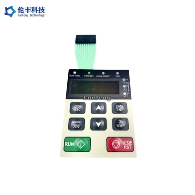 Giá tốt. Cửa sổ LCD màu đen Công tắc màng LED xúc giác Nhìn mờ trực tuyến