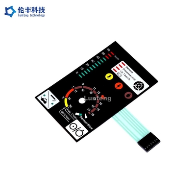 Good price Bàn phím màng LED cửa sổ LCD, Công tắc màng Led mạch bạc trực tuyến