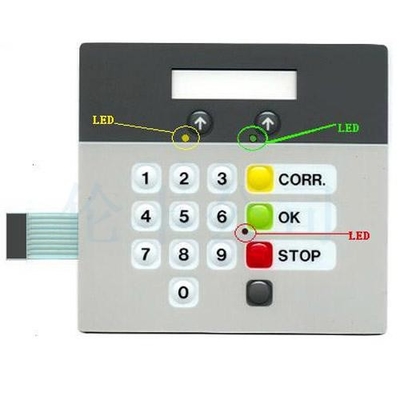 Giá tốt. Bàn phím màng trắng PET với cấp bảo vệ LED IP65 trực tuyến