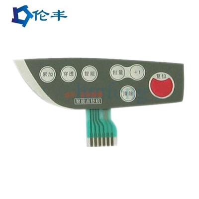 Giá tốt. 3M Ghi PC Backlight Membrane Switch với vật liệu chính PET Matte F150 trực tuyến
