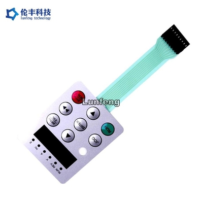 Giá tốt. Matte bề mặt kim loại Dome Membrane Switch cho tùy chỉnh trong nhiệt độ cực đoan trực tuyến