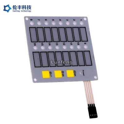 Giá tốt. Bàn phím màng LED màu trắng tùy chỉnh với mức độ bảo vệ IP65 trực tuyến