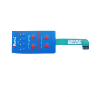 Hệ thống điều khiển công nghiệp bàn phím màng cảm ứng với IP67 chống nước và thiết kế polyester tùy chỉnh