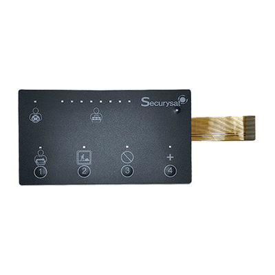 Giá tốt. Thiết kế tùy chỉnh OEM Membrane Switch Graphic Panel Overlay with Embossing Key Option and Excellent UV Resistance trực tuyến