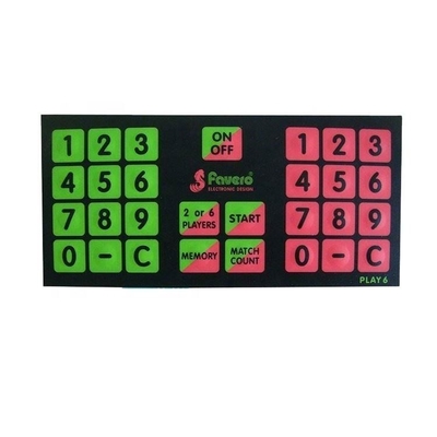 Giá tốt. Trình in màn hình lụa màu trắng / đỏ / xanh lá cây / xanh lam màu PET Membrane Switch cho nhu cầu kinh doanh của bạn trực tuyến