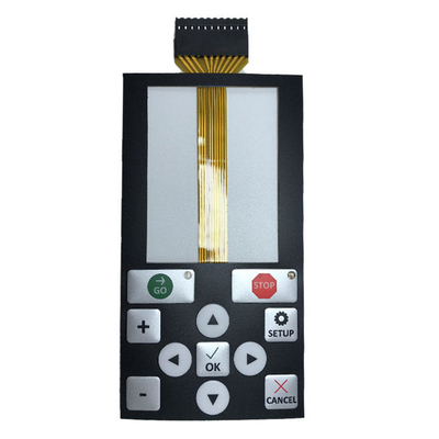 In màn hình lụa Bàn phím màng chống nước DC 5V Điện áp -30C-80C Nhiệt độ