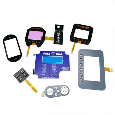 Giá tốt. Công tắc màng phẳng in lụa với màu Pantone tùy chỉnh và bước nhảy 1.0/1.25/2.54mm cho ứng dụng công nghiệp và y tế trực tuyến