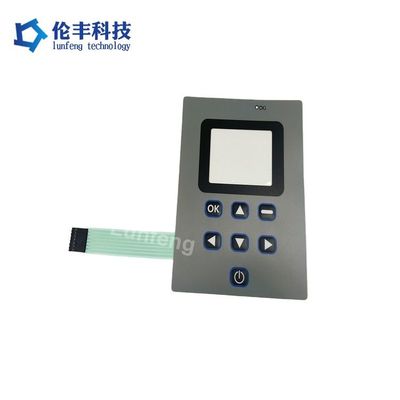 Giá tốt. Công tắc màng linh hoạt điện áp DC 5V với giao diện tùy chỉnh và nút dập gối xúc giác cho bảng điều khiển công nghiệp trực tuyến