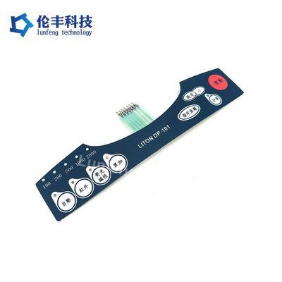 Giá tốt. Cable 1mm Connector Tail Metal Dome Membrane Switch Shield Protective Spacer Durable Electrical Control Panel Interface trực tuyến