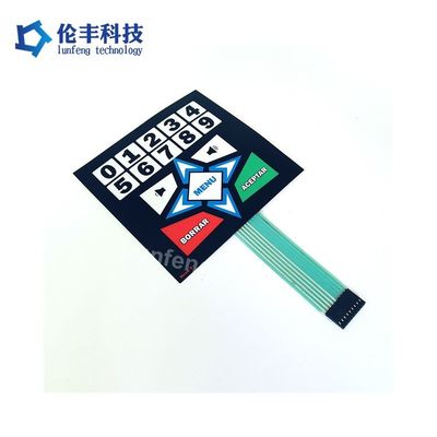 Giá tốt. Năng lực kích hoạt 160180g Bảng phím màng phẳng hỗ trợ nhiệt độ 20C 80C hoàn hảo cho bảng điều khiển công nghiệp trực tuyến