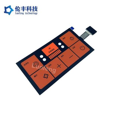 Giá tốt. Công tắc màng phẳng với tuổi thọ 1 triệu chu kỳ và vật liệu PET/PC/PVC cho ứng dụng công nghiệp trực tuyến