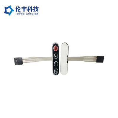 Giá tốt. 50-500g Actuation Force Plastic Membrane Switch PET Membrane Switch Easy To Clean Control Panel For Industrial Equipment trực tuyến