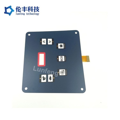 Giá tốt. In màn hình hoặc in kỹ thuật số FPC Membrane Switch với 3M467MP Backadhesive và Overlay trực tuyến