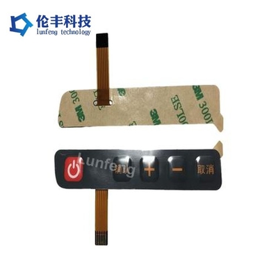 Giá tốt. 105 * 25mm FPC Membrane Switch Overlay Giải pháp chuyển đổi hoàn hảo cho hiệu suất trực tuyến