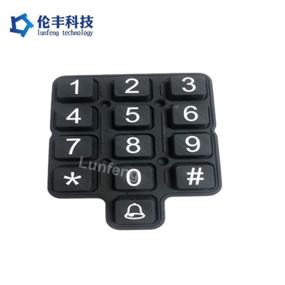 Giá tốt. Thiết bị công nghiệp Bàn phím cao su silicone với in Bức in màn in lụa và viên thuốc carbon trực tuyến