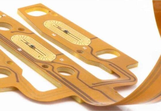 Giá tốt. 0.05mm Độ rộng dấu vết tối thiểu FPC bảng mạch linh hoạt với mặt nạ hàn phim PI màu vàng và mạ vàng cho điện tử nhỏ gọn trực tuyến