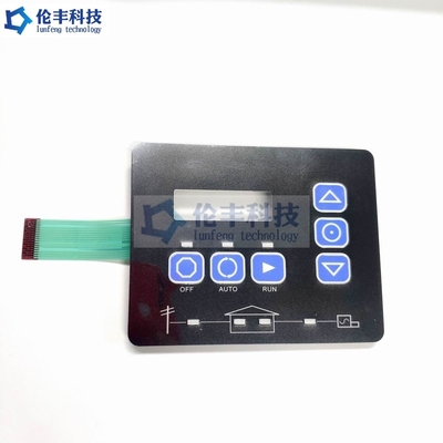 Bàn phím màng LED xúc giác PC PVC LED 3M468 Công tắc màng linh hoạt chống thấm nước