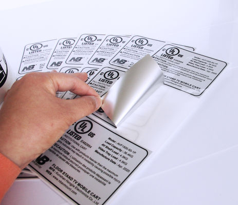 Giá tốt. Nhãn dán bạc chống tia UV chống nước in theo yêu cầu, nhãn dán cào mã vạch trực tuyến