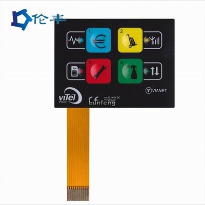 Good price Bảng công tắc màng PET F150 FPC Đèn LED nút nổi trực tuyến