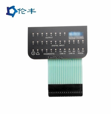 Good price Bàn phím màng LED 3M467 Thiết bị y tế mờ không xúc giác trực tuyến